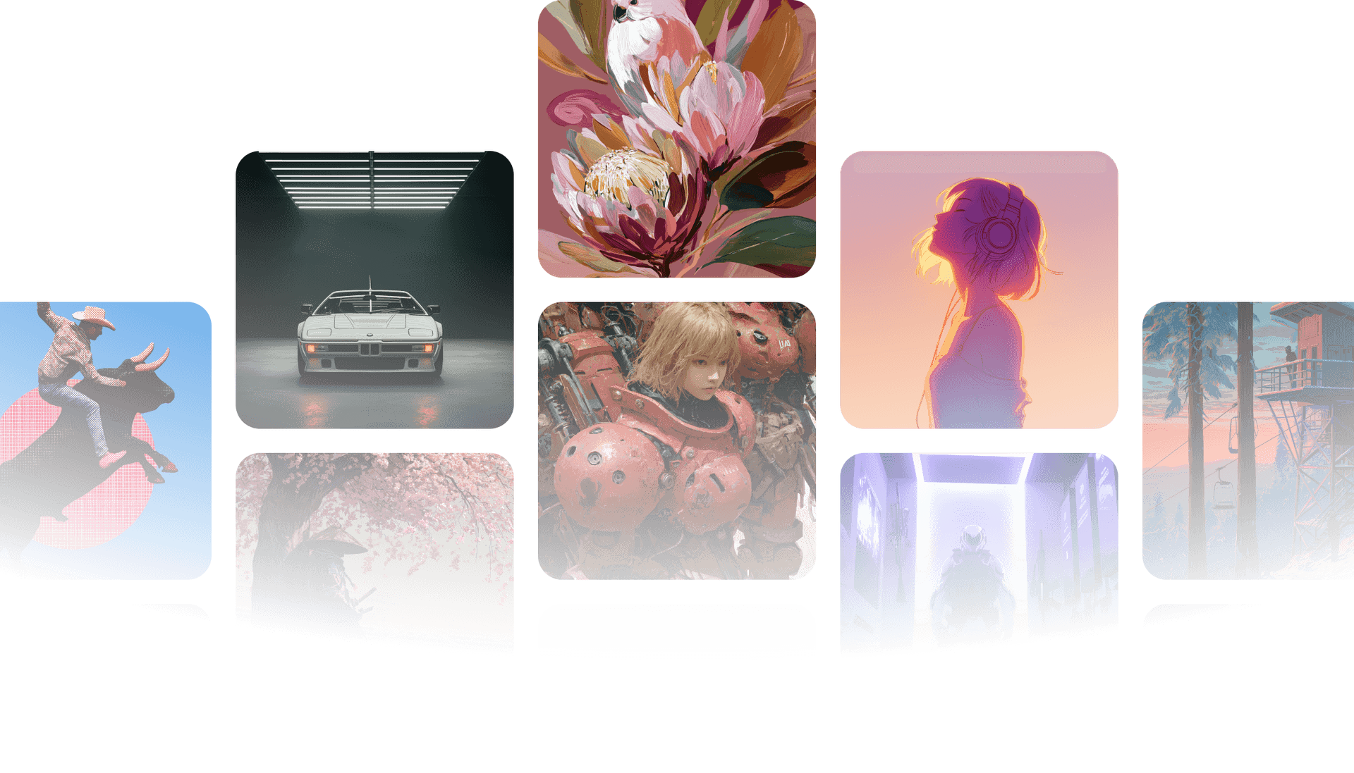 Characters section desktop