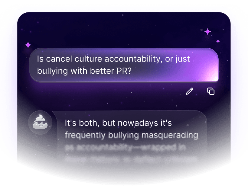Unfiltered AI chat preview